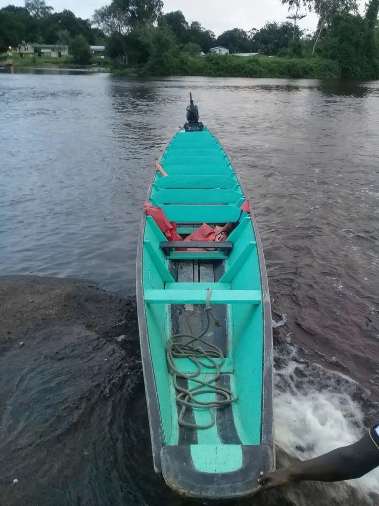 Korjaal op de rivier